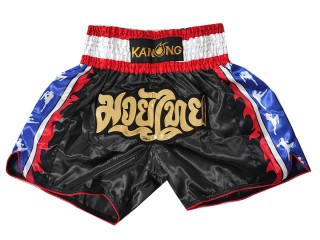 Kanong Muay Thai Shortsit : KNS-149-Musta