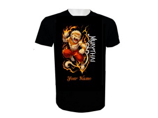 Henkilökohtainen Lisää nimi Muay Thai T-paita : KNTSHCUST-024