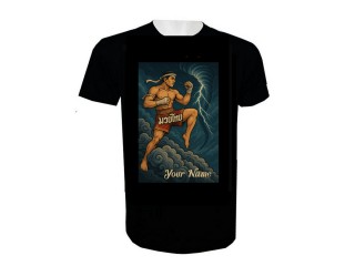 Henkilökohtainen Lisää nimi Muay Thai T-paita : KNTSHCUST-027