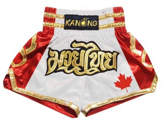Henkilökohtaiset Kickboxing Shortsit : KNSCUST-1261-Kanada