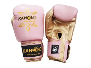 Kanong thaiboxing Nyrkkeilysiteet : "Thai Power" pinkki/kulta