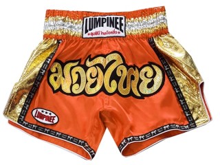 Lumpinee Muay Thai Shortsit : LUM-045-oranssi