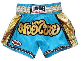 Lumpinee Muay Thai Shortsit : LUM-045-taivaansininen