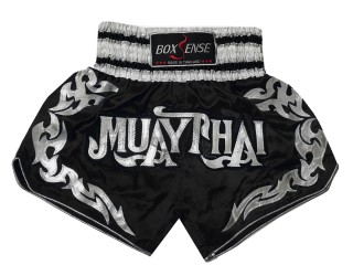 Boxsense Muay Thai Shortsit naisille : BXS-076-Musta