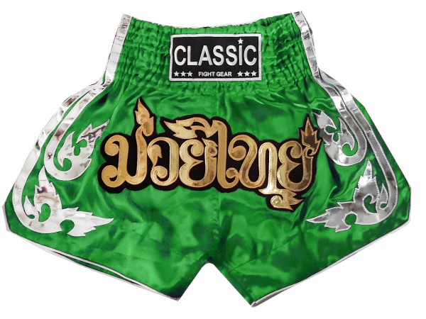 Classic Kickboxing Shortsit : CLS-015-vihreä
