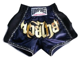 Lumpinee Retro Thainyrkkeily Shortsit : LUMRTO-003-Laivastonsininen