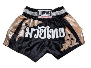 Lumpinee Muay Thai Shortsit : LUM-043-musta