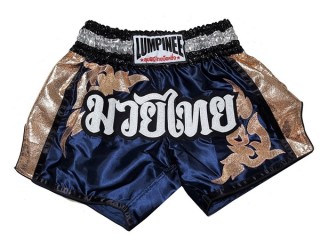 Lumpinee Muay Thai Shortsit : LUM-043-Tummansininen