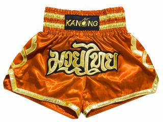 Kanong Muay Thai Shortsit : KNS-121-Oranssi