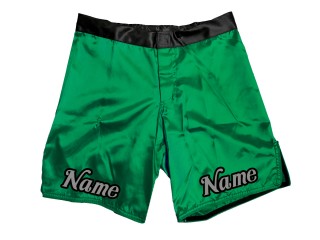 Mukautettu MMA-shortsit lisää nimi tai logo: Vihreä