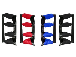 Nyrkkeilyrengas Vetoketjun kannet (16 kpl) :Punainen/ Sininen/Musta