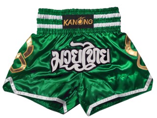 Kanong Muay Thai Shortsit : KNS-143-Vihreä