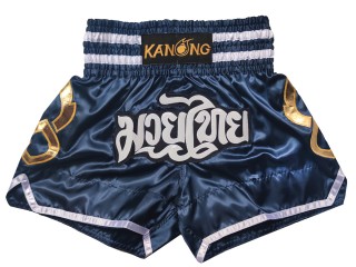 Kanong Muay Thai Shortsit : KNS-143-laivastonsininen