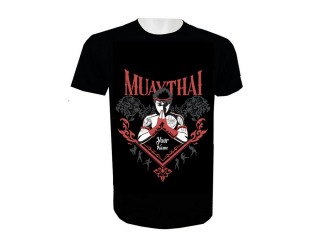 Henkilökohtainen Lisää nimi Muay Thai T-paita : KNTSHCUST-001