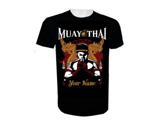 Henkilökohtainen Lisää nimi Muay Thai T-paita : KNTSHCUST-011