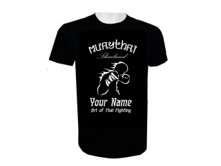 Henkilökohtainen Lisää nimi Muay Thai T-paita : KNTSHCUST-018