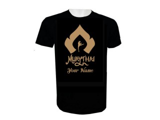 Henkilökohtainen Lisää nimi Muay Thai T-paita : KNTSHCUST-022