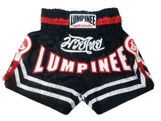 Lumpinee Muay Thai Shortsit lapsille : LUM-036-Musta-K