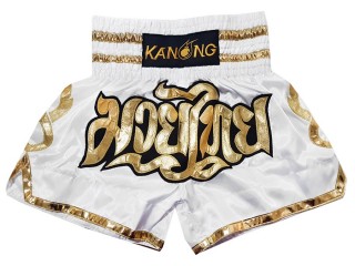 Kanong Thainyrkkeily Shortsit : KNS-121-valkoinen
