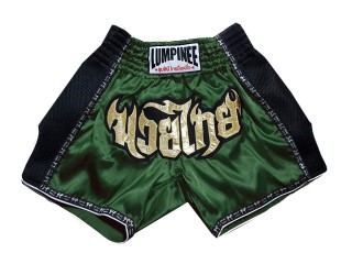 Lumpinee Muay Thai Shortsit : LUMRTO-003-tummanvihreä