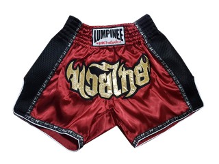 Lumpinee Retro Thainyrkkeily Shortsit : LUMRTO-003-kastanjanruskea