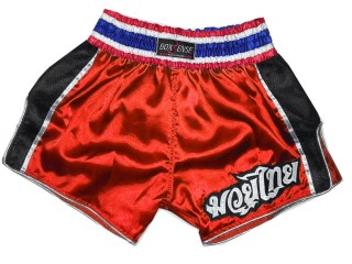 Boxsense Retro Muay Thai Shortsit : BXSRTO-001-Punainen