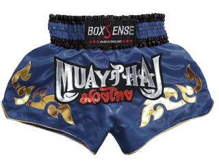 Boxsense Thai Shortsit : BXS-092-laivastonsininen