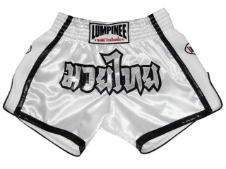 Lumpinee Muay Thai Shortsit : LUMRTO-005-Valkoinen