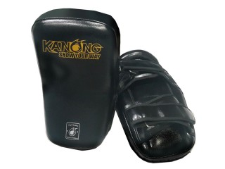 Kanong Curved Thai Kick Pad -potkutyyny : Musta