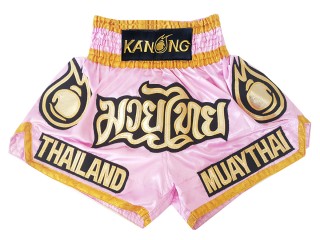 Kanong Thainyrkkeily Shortsit lapsille : KNS-118-vaaleanpunainen-K