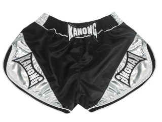 Nyrkkeilyshortsit naisille Kanong : KNSRTO-201-Musta-Hopea