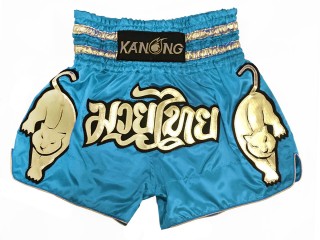 Kanong Muay Thai Shortsit : KNS-135-Taivaansininen