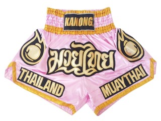 Kanong Thainyrkkeily Shortsit naisille : KNS-118-vaaleanpunainen