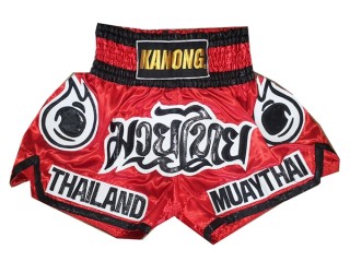 Kanong Thainyrkkeily Shortsit : KNS-118-punainen