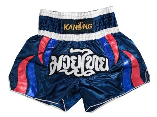 Kanong Muay Thai Shortsit : KNS-138-Laivastonsininen