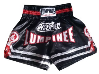 Lumpinee Muay Thai Shortsit : LUM-036-Musta