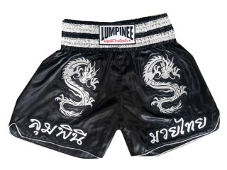 Lumpinee Thainyrkkeily Shortsit Lasten : LUM-038-Musta