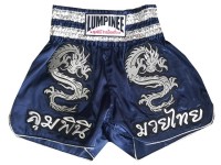 Lumpinee Muay Thai Shortsit : LUM-038-Laivastonsininen